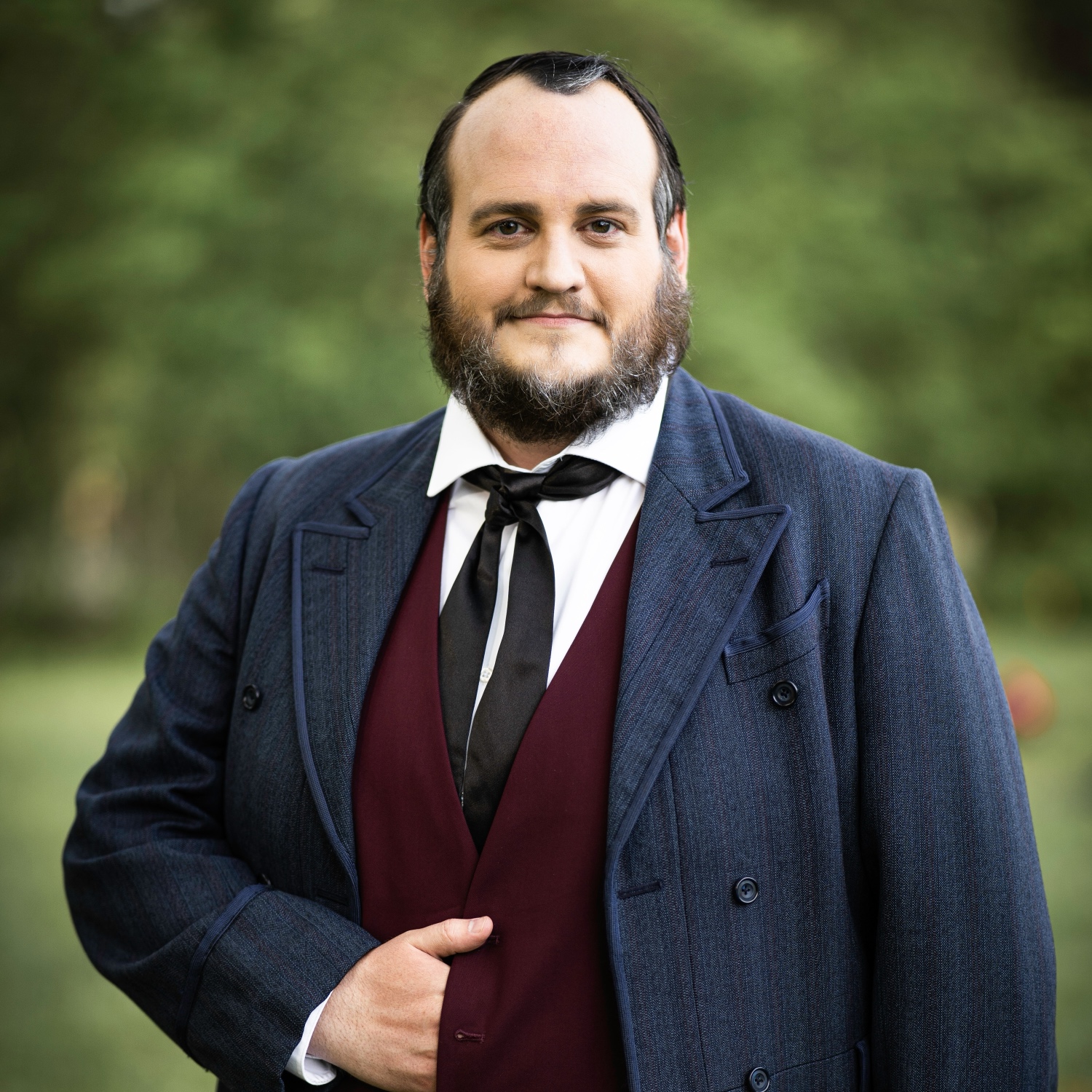 David as Jean Valjean.